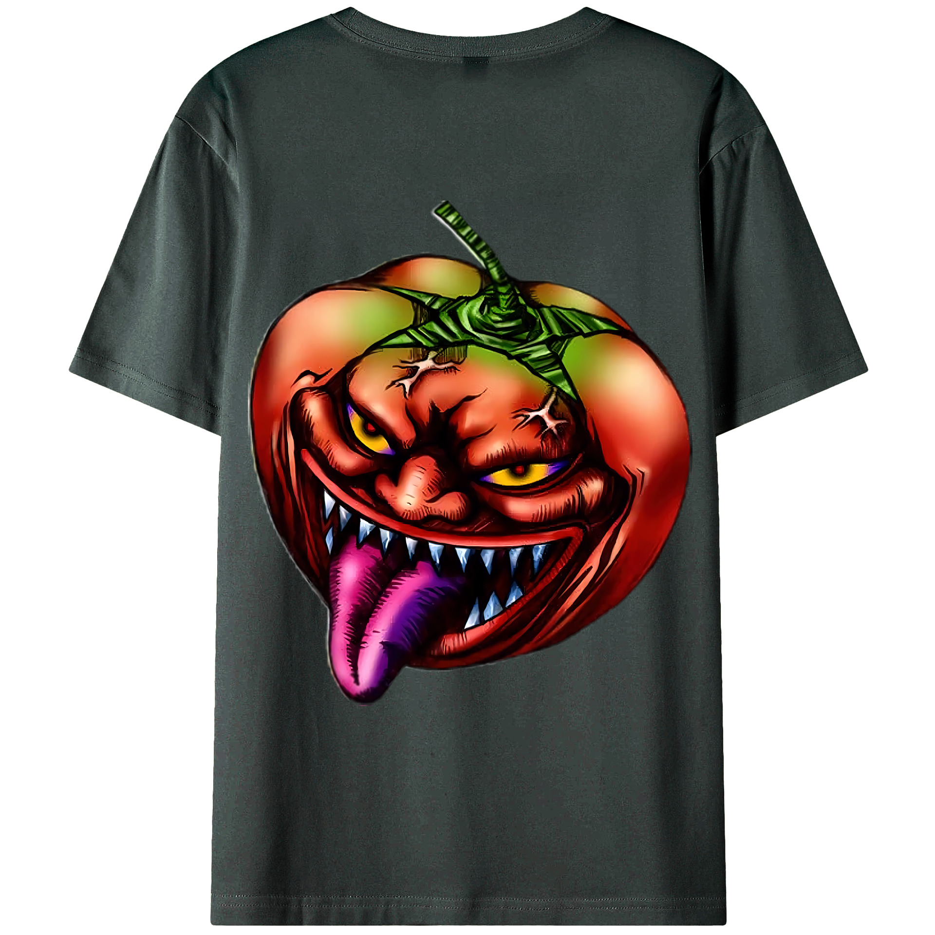 （画像用） 遊☆戯☆王 Yu-Gi-Oh! 綿100％ メンズ半袖Tシャツ（バックプリント） 通気性